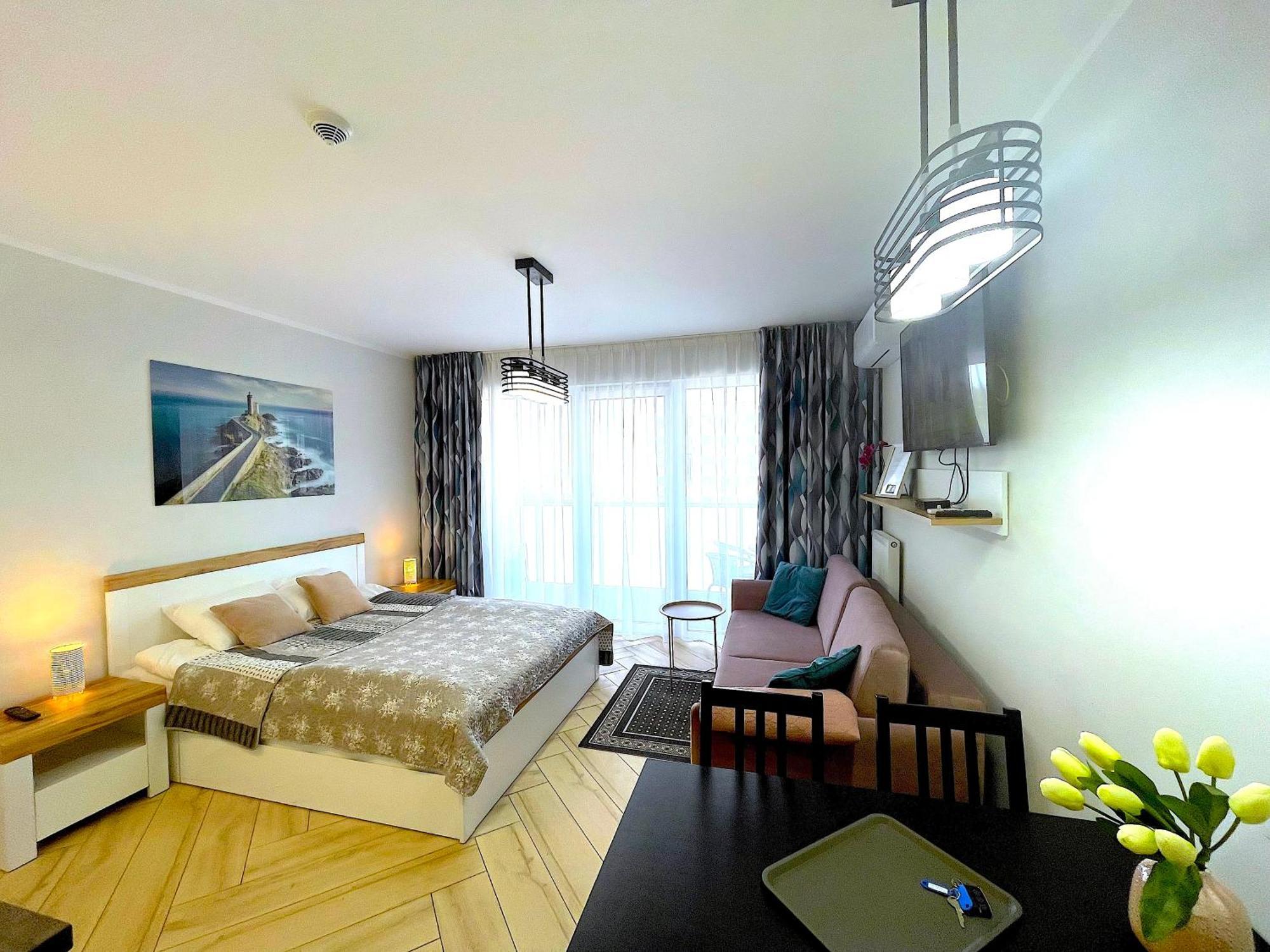 Apartament Superior Blue Przy Plazy- Free Pool, Saunas, Jacuzzi, Fitness, Salzgrotte โควอบเซก ภายนอก รูปภาพ
